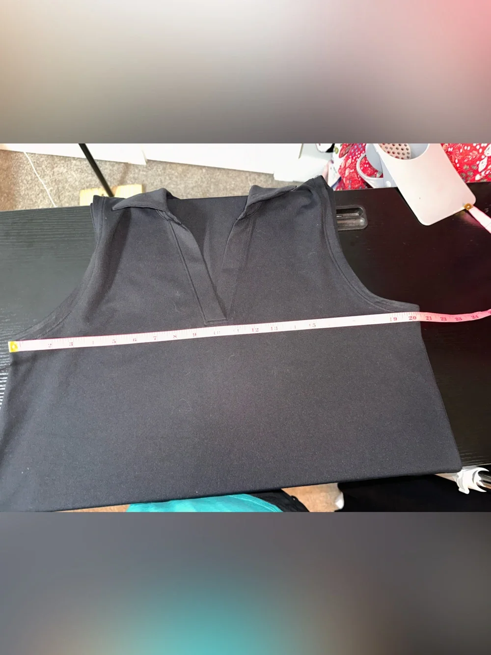J Crew Size Large Performance Women’s Black Sleeveless Polo Dress